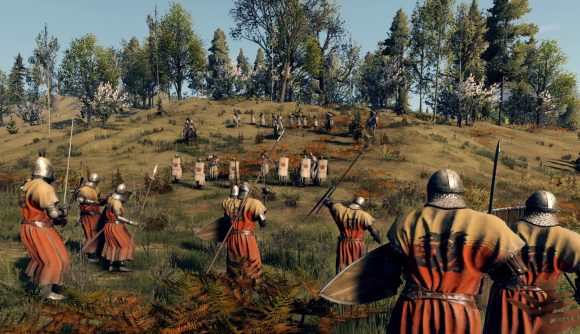 Best Medieval Games: Life is Feudal. Image shows a bunch of soldiers in a field.