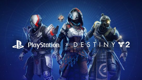 Destiny 2 Season of the Deep trailer: An image showcasing the Playstation x Destiny 2 crossover coming to the game in season 21.