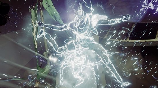 Destiny 2 Vesper of Radius diabled due to monstrous mega-explosions: An enemy gets fried in Destiny 2.