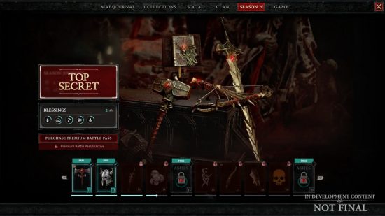 Diablo 4 Battle Pass Tricing, Rewards, et plus: une image montrant comment le pass de bataille fonctionnera dans Diablo 4