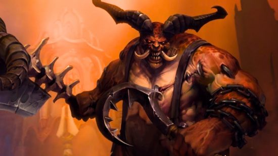 The Diablo 4 butcher wields a spiked hook 
