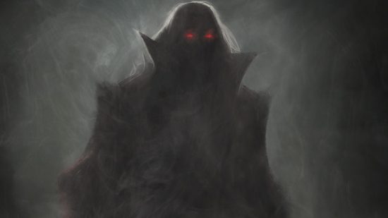 Diablo 4 Lilith Crossover kommt zu Immortal: Eine getarnte Figur mit roten Augen im RPG-Spiel Diablo Immortal