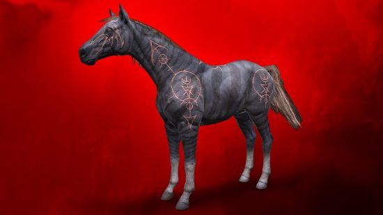 How to get Diablo 4 Twitch drops and Primal instinct mount, a horse with red horadric markings as shown in the image.