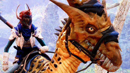 Dragon Age Inquisition dev says BioWare “resented” its writers: A warrior rides a dragon in BioWare RPG game Dragon Age Inquisition