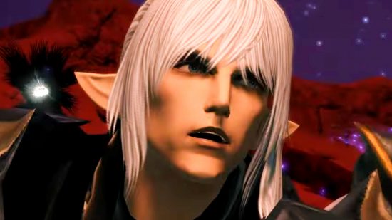 FFXIV 6.4 release date and everything in Live Letter 77 - Estinien, a white-haired Elezen Dragoon. looks up with shock in his eyes.