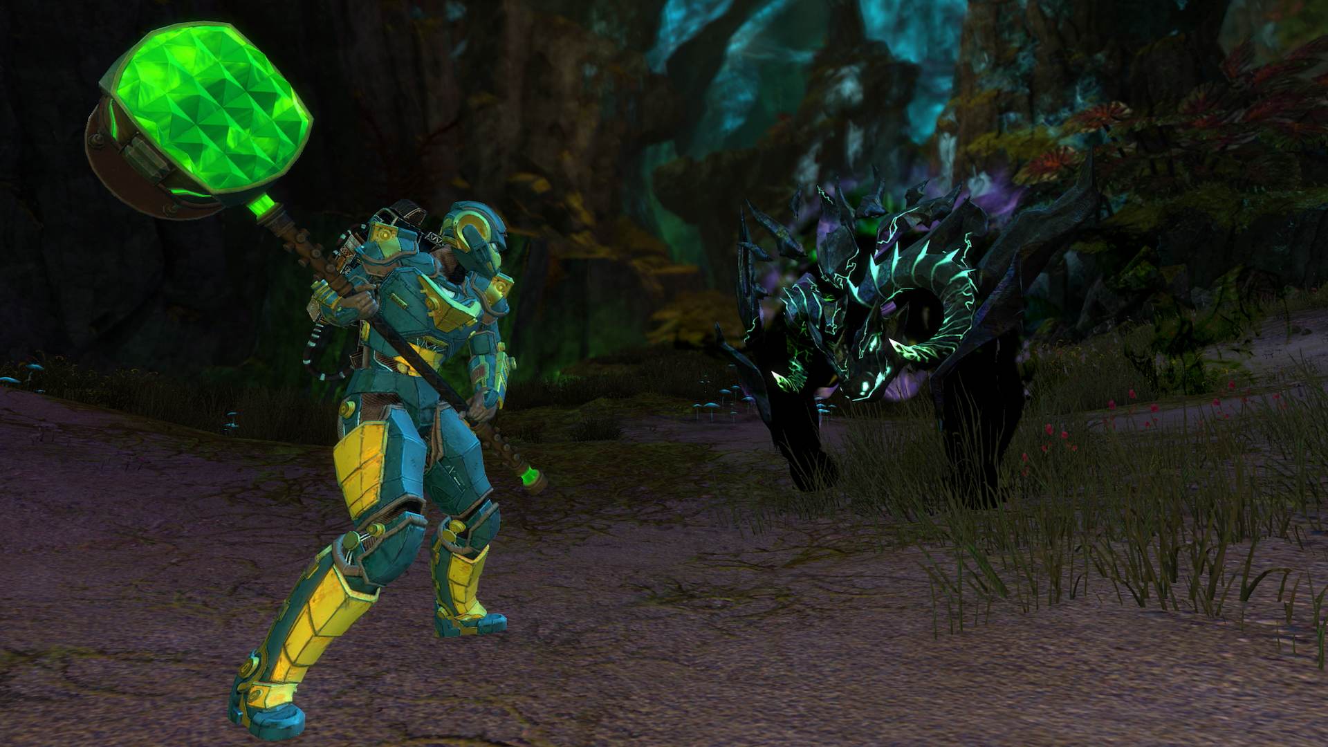 Screenshot from Guild Wars 2's End of Dragons DLC