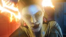 Redfall player count plummets on Steam - a tall female vampire sneers at the player