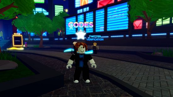 The location where you can enter Roblox Anime Adventures codes to get free gems.