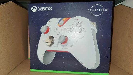 Starfield Xbox Controller Leak : Image of the front of the leaked Starfield controller.