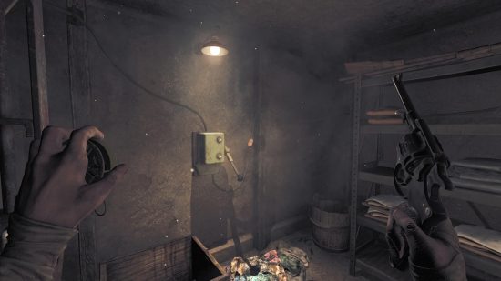 You'll need to crawl through lots of dark and decaying places to find the dynamite in Amnesia The Bunker