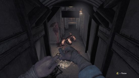 You could cast your eyes on some gory sights seeking the wrench in Amnesia the Bunker