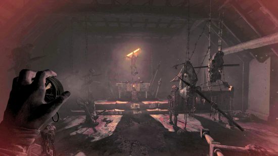 You could cast your eyes on some gory sights seeking the wrench in Amnesia the Bunker
