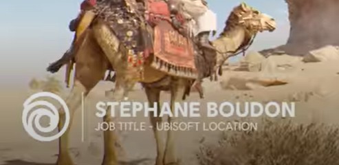 Assassin's Creed Mirage trailer mistake: A clip from a trailer for Ubisoft stealth game AC Mirage highlighting an error in subtitles