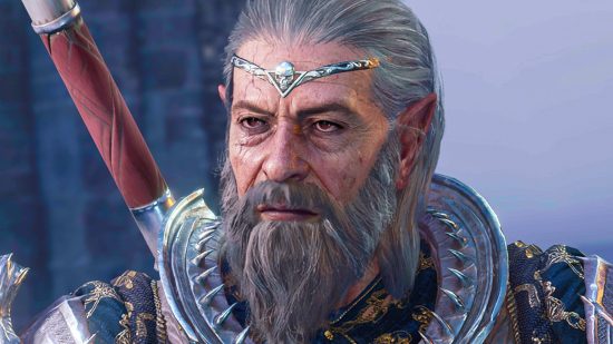 Baldur's Gate 3 release date changed: A king with a beard and a headband in Larian RPG game Baldur's Gate 3