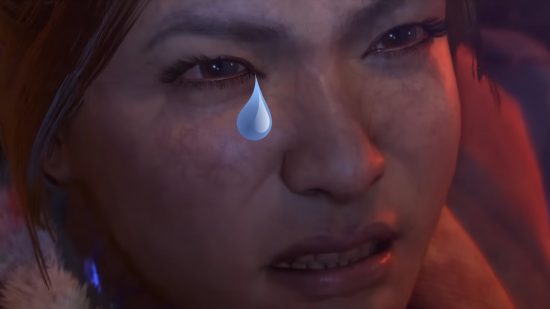 Diablo 4 character crying because the game they're in costs so much.