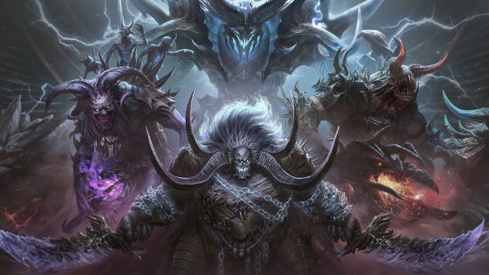 Diablo Immortal Destruction's Wake patch notes - four of the new Hearthrot Demons.