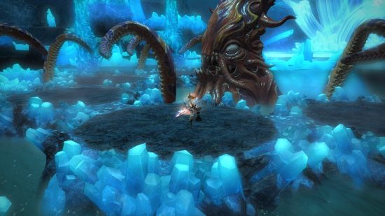 Octomammoth is a classic enemy and now a boss in FFXIV the Aetherfont.