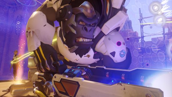 Overwatch 2 characters: a large gorilla in a spacesuit.