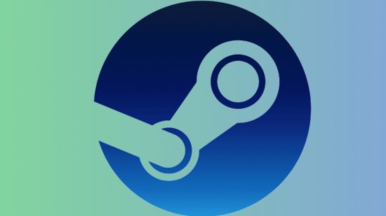 Steam sale price change: An image of the Steam logo from Valve