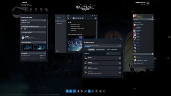 Steam update June 14 - new overlay and notes tool.