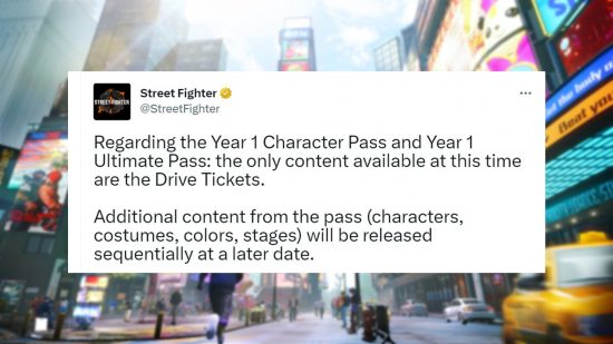 A response from Capcom about Street Fighter 6 DLC packs