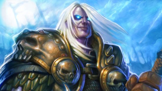WoW dev fired by Blizzard: A huge warrior in golden armor, the Lich King from Blizzard MMORPG World of Warcraft