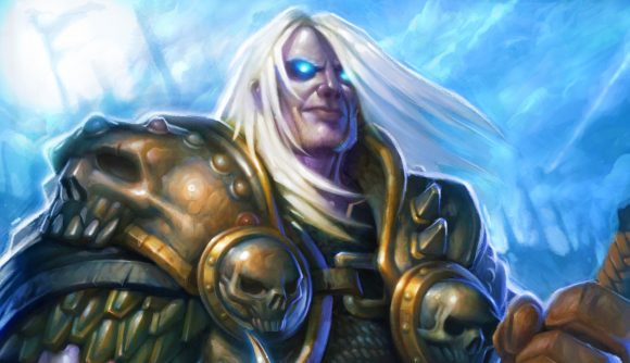 WoW dev fired by Blizzard: A huge warrior in golden armor, the Lich King from Blizzard MMORPG World of Warcraft