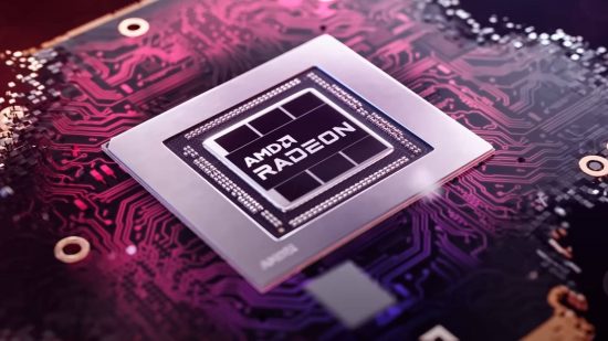 Spekulationen über das Erscheinungsdatum der AMD Radeon RX 7800: Nahaufnahme des Siliziums der AMD Radeon 7000-Serie.