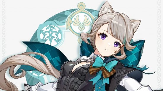 Genshin Impact 4.0 might give us one of the Fontaine siblings for free: anime girl with cat ears and silver hair