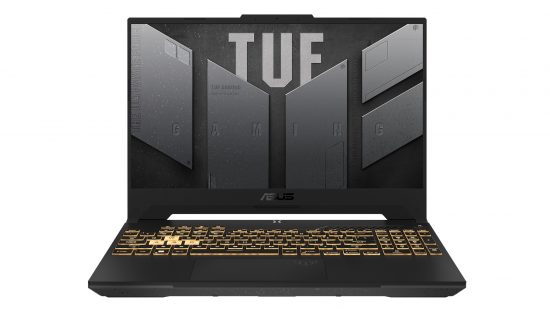PCGamesN - Best Asus gaming laptops - Asus TUF DASH F15 on white background