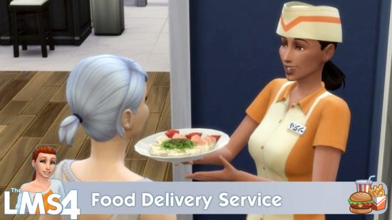Einer der besten Sims 4 Mods ist der Lebensmittelversorger von Littlemssam, der Ihre Auswahl für die Lieferung von Lebensmitteln erhöht