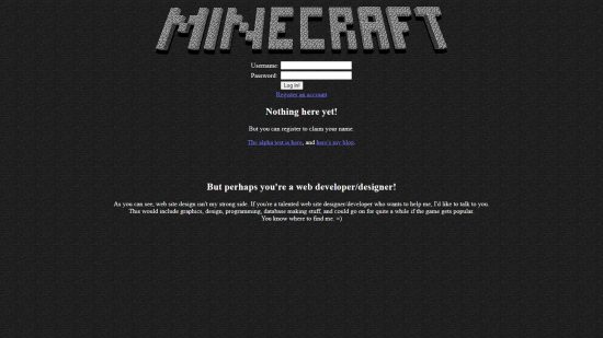 minecraft-website