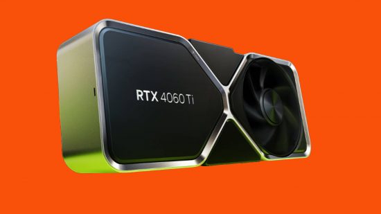 Nvidia GeForce RTX 4060 Ti 16GB release date leak: the RTX 4060 Ti appears against an orange background.
