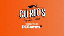 PCGamesN WASD IGN Curios: A banner image for the indie game Curios event from PCGamesN