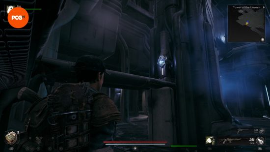 Remnant 2 shielded heart: The orb receiver is on a platform that you can't jump onto from the ground