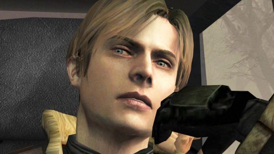 Resident Evil 4 2D: A special agent, Leon Kennedy from Capcom horror game Resident Evil 4