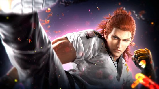 Hwoarang is a member of the Tekken 8 roster and character that's been in the series since the third game. He is now wearing a Taekwondo Gi.