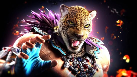 King is a wrestler wearing a tiger mask and is one of the more colorful characters in the Tekken 8 roster.