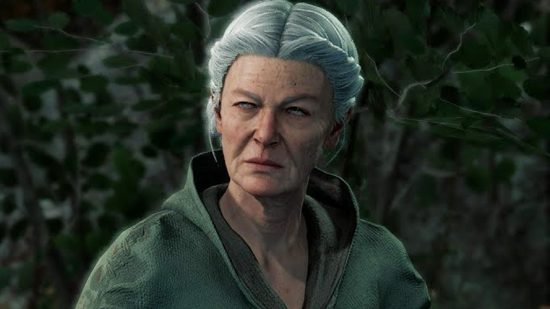 Baldur's Gate 3's Auntie Ethel is inspired by a real grandmother: An elderly woman grimaces into the camera