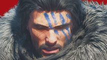 Crimson Desert Gamescom trailer: A fantasy warrior with face paint from RPG game Crimson Desert