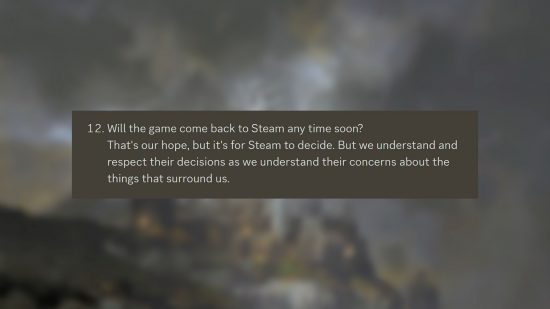 vapor de retorno oscuro y más oscuro: el mensaje de Discord de Ironmace que describe la situación de Steam
