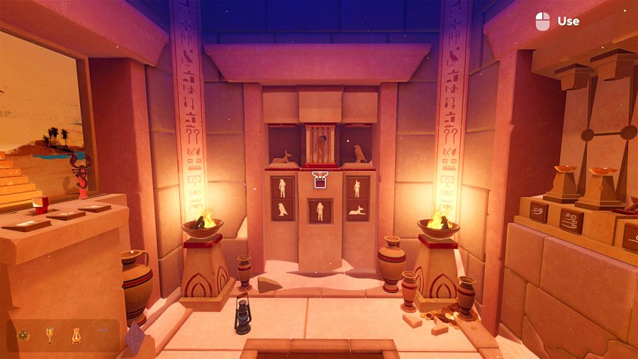 Escape Simulator - an Egyptian-themed escape room.