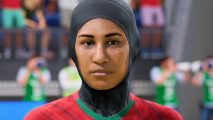 FIFA 23 hijab: A player in EA football game FIFA 23 wearing a hijab