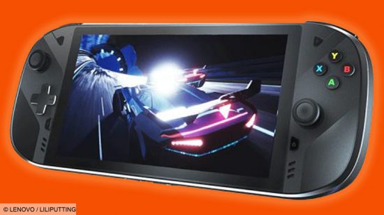 An image of the proposed Lenovo Legion Play, an android-based gaming handheld.