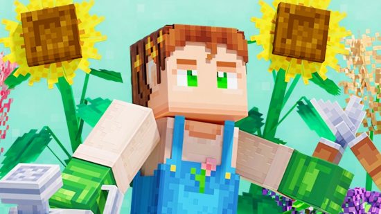 Minecraft Star Wars mod: A blocky character from Mojang building game Minecraft
