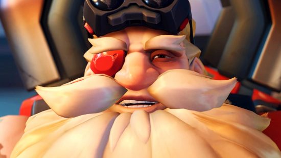 Overwatch 2 Invasion story missions - Torbjörn gives a warm smirk from behind his large beard.