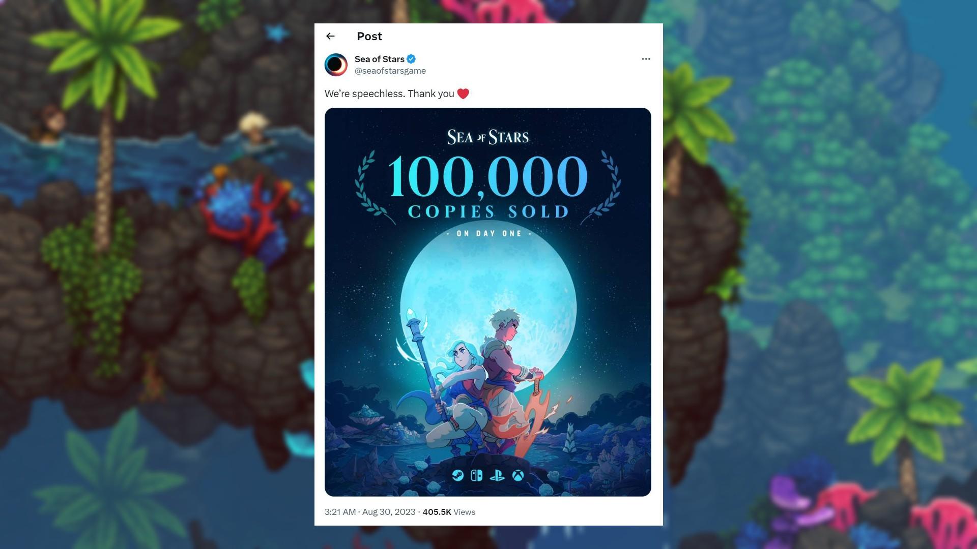 Sea of Stars Release Date Delayed to 2023, Demo Planned for 2022