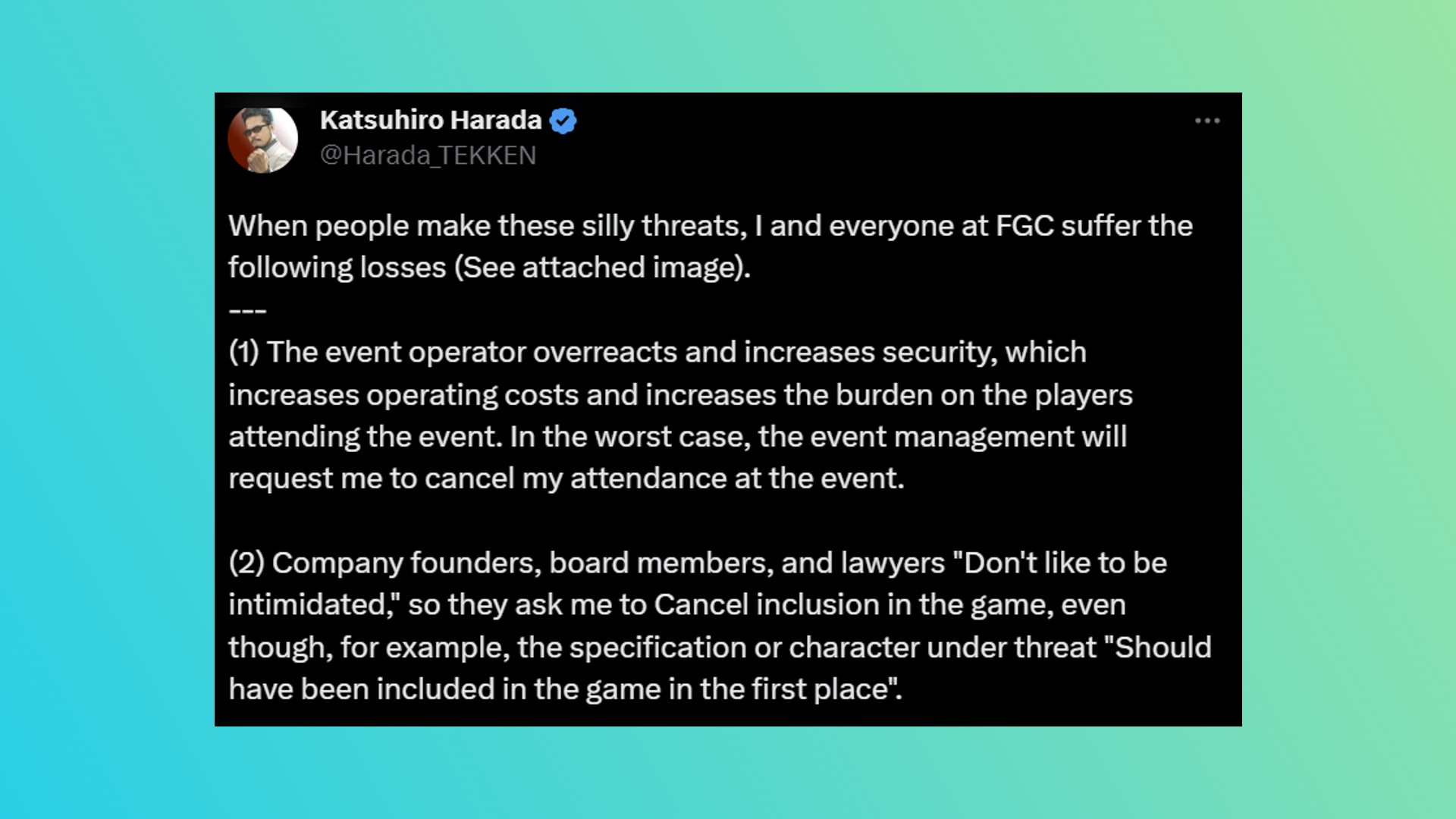 Tekken 8 Eddy Gordo: Tekken 8 Direktörü Harada'dan Eddy Gordo hakkında bir tweet