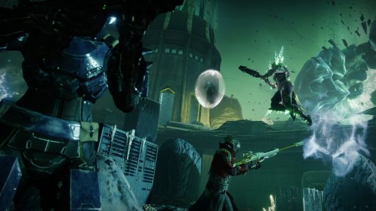Destiny 2 Crota's End raid guide: guardians jump to remove arc shields from wizards