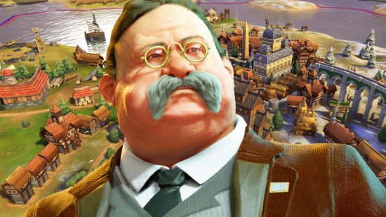 Civilization 6 Steam sale: A leader, Teddy Roosevelt, from Firaxis strategy game Civilization 6